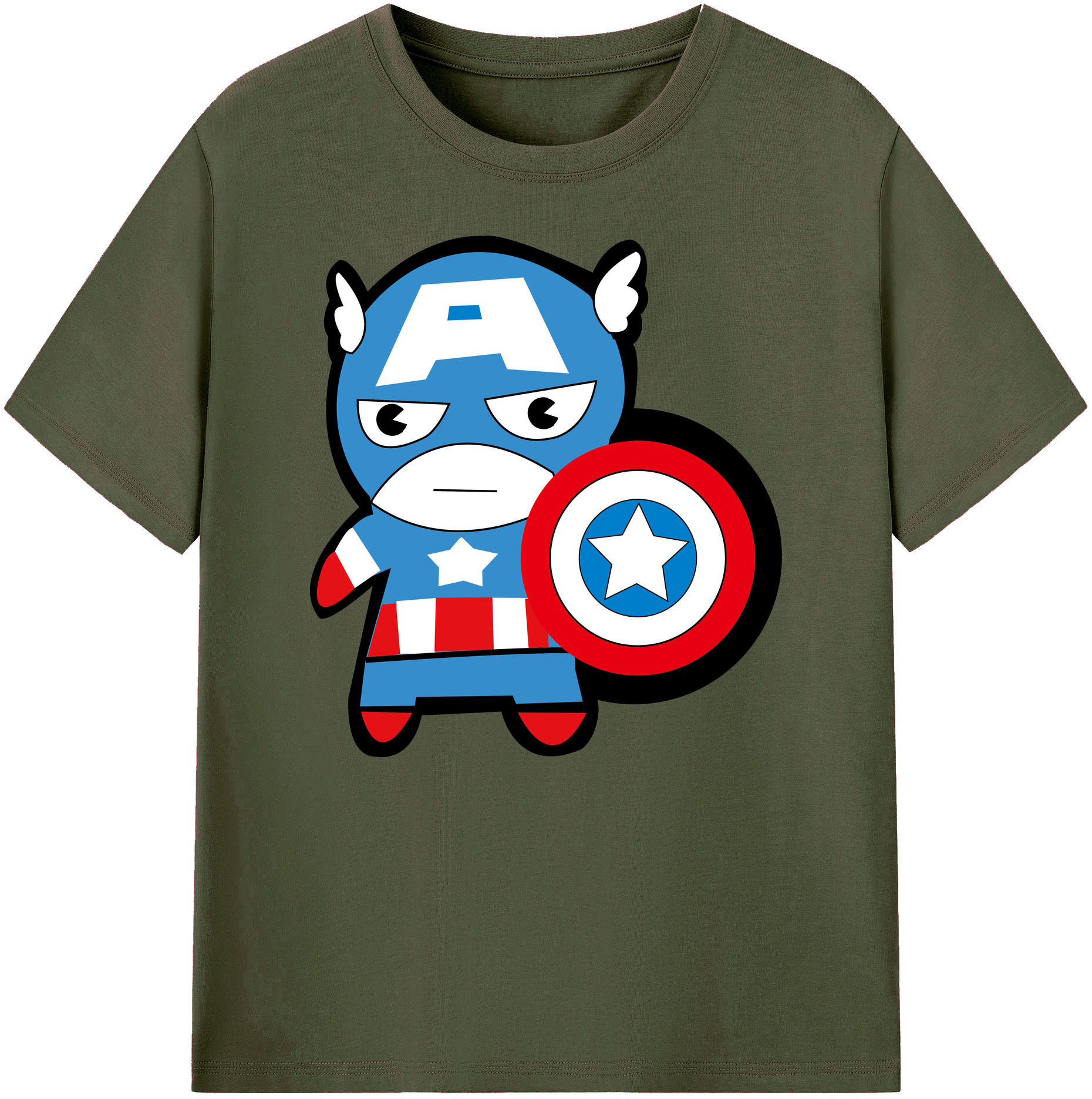 （画像用） アベンジャーズ The Avengers 綿100％ メンズ半袖Tシャツ｜肌触りやわらか＆通気性